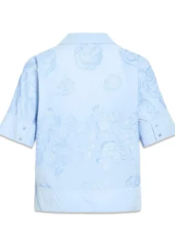 ROUGE EDIT ROUZOELLA 3/4 RESORT COLLAR SHIRT