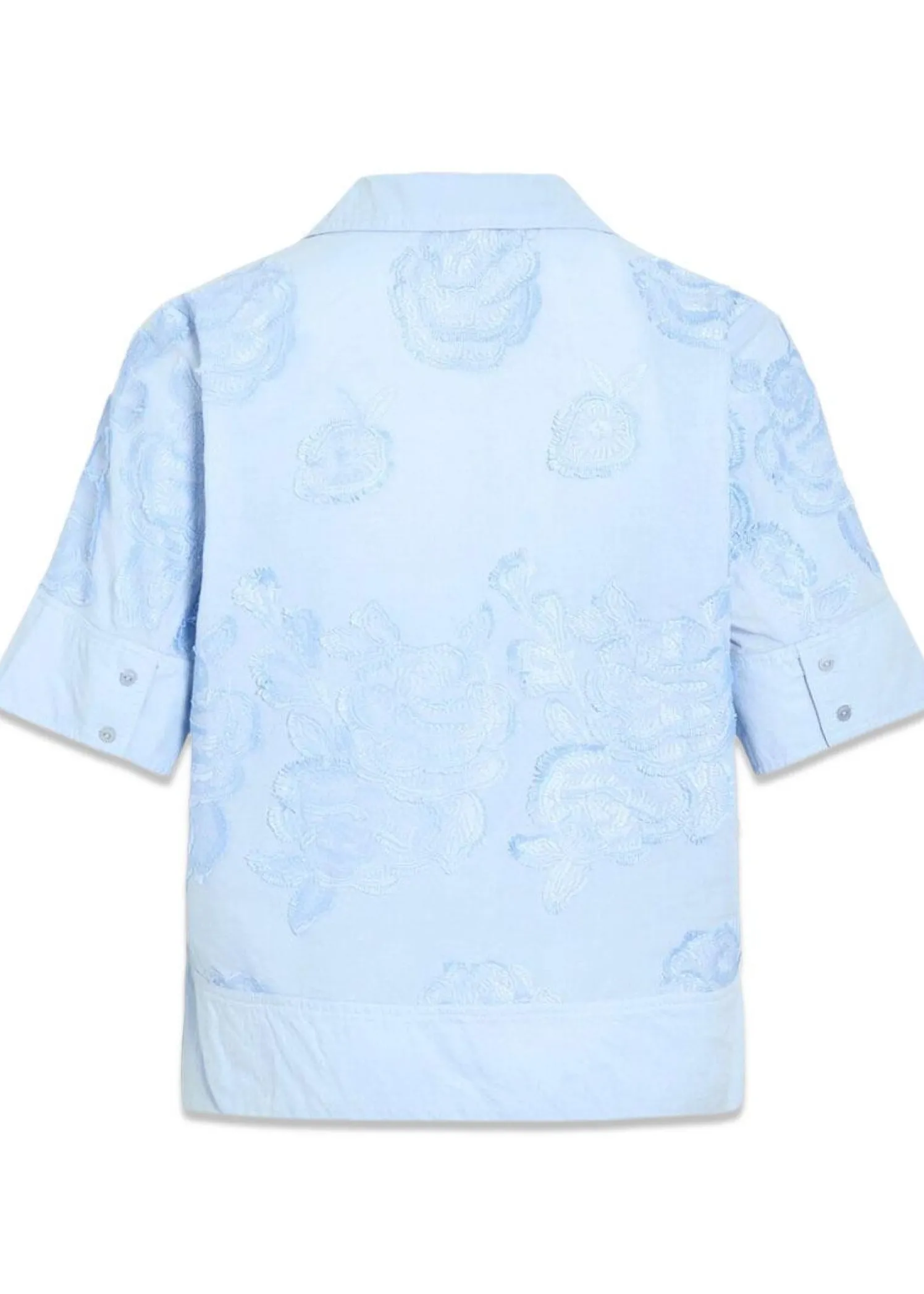ROUGE EDIT ROUZOELLA 3/4 RESORT COLLAR SHIRT