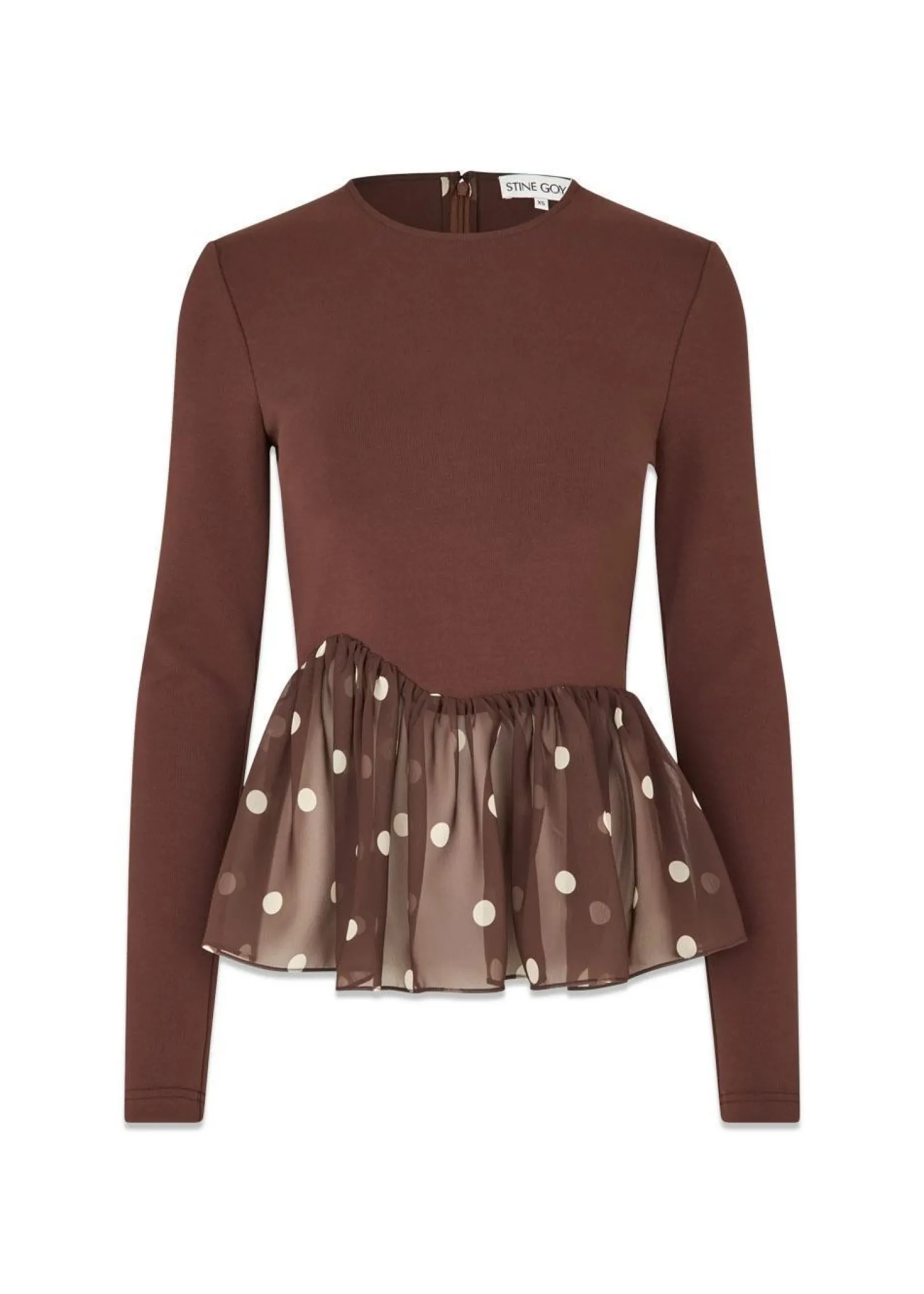 Stine Goya Asymmetrical Draped Top