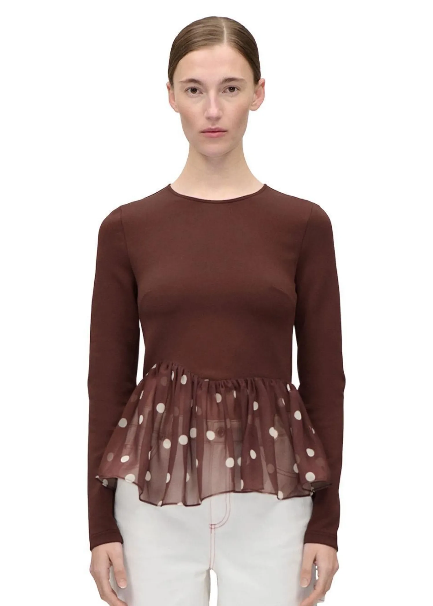 Stine Goya Asymmetrical Draped Top