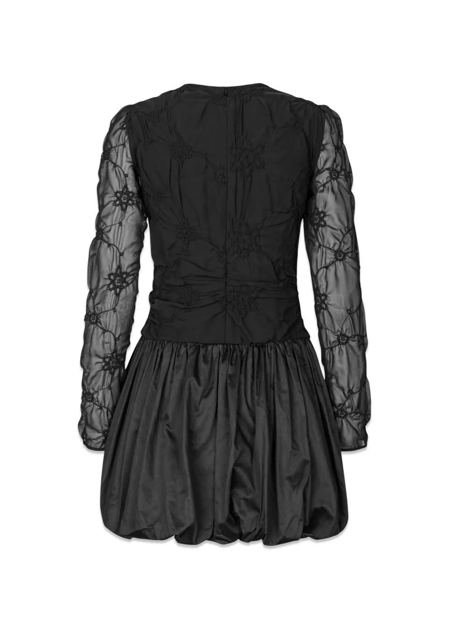 Stine Goya Balloon Long Sleeve Short Dress