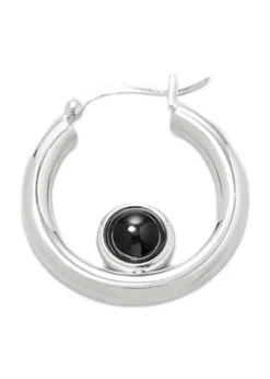 TRINE TUXEN ONYX HOOP
