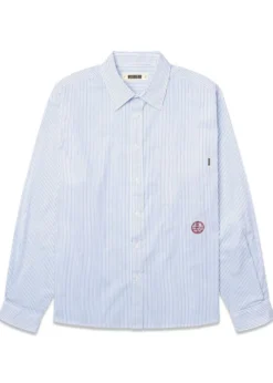 Woodbird Buzo Stripe EMB Shirt
