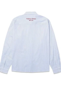 Woodbird Buzo Stripe EMB Shirt