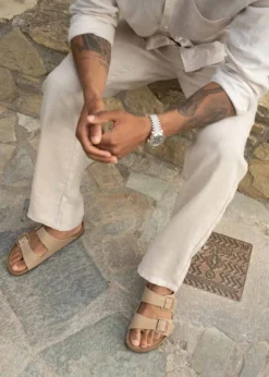 Woodbird Eik Linen Pant