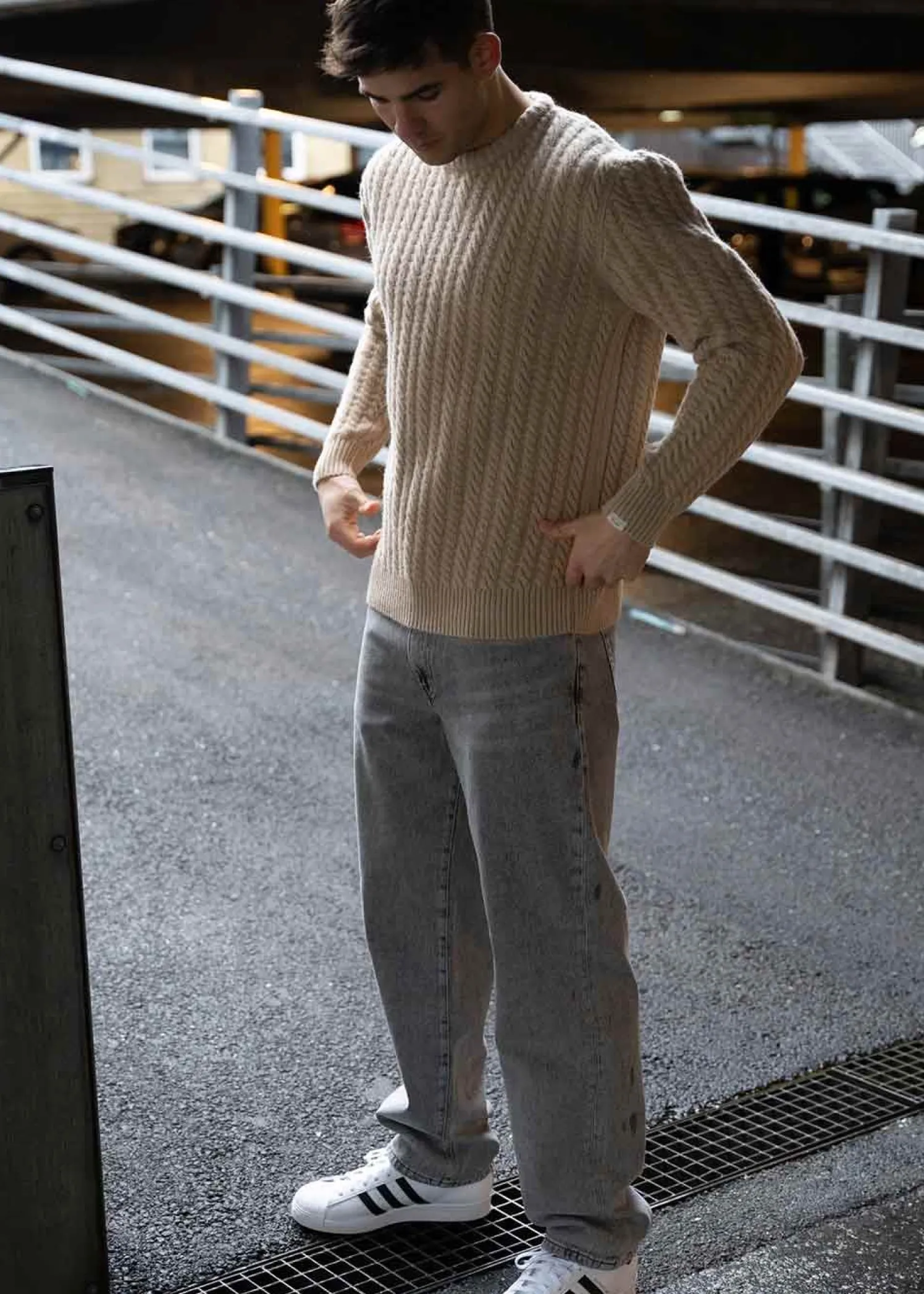 Woodbird Leroy Ash Grey Jeans