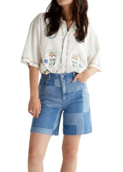 Woodbird Maggie Patchwork Shorts