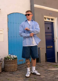 Woodbird Rami Stone Shorts